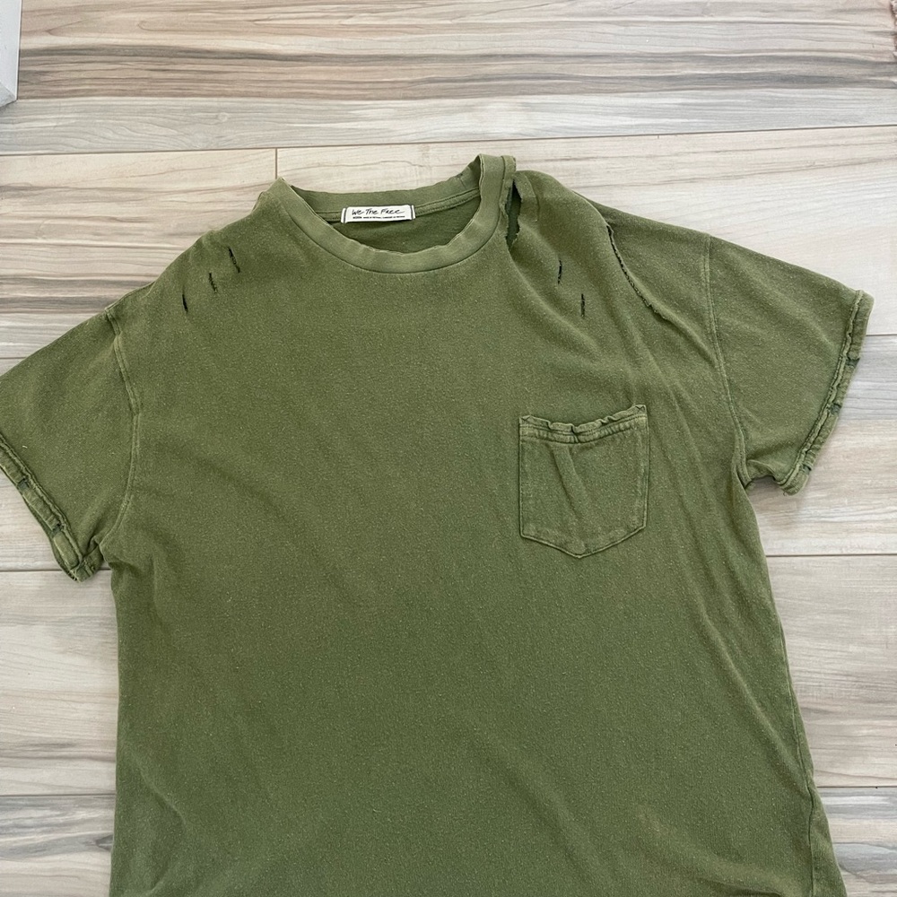 We The Free Forest Green Short Sleeve Tee